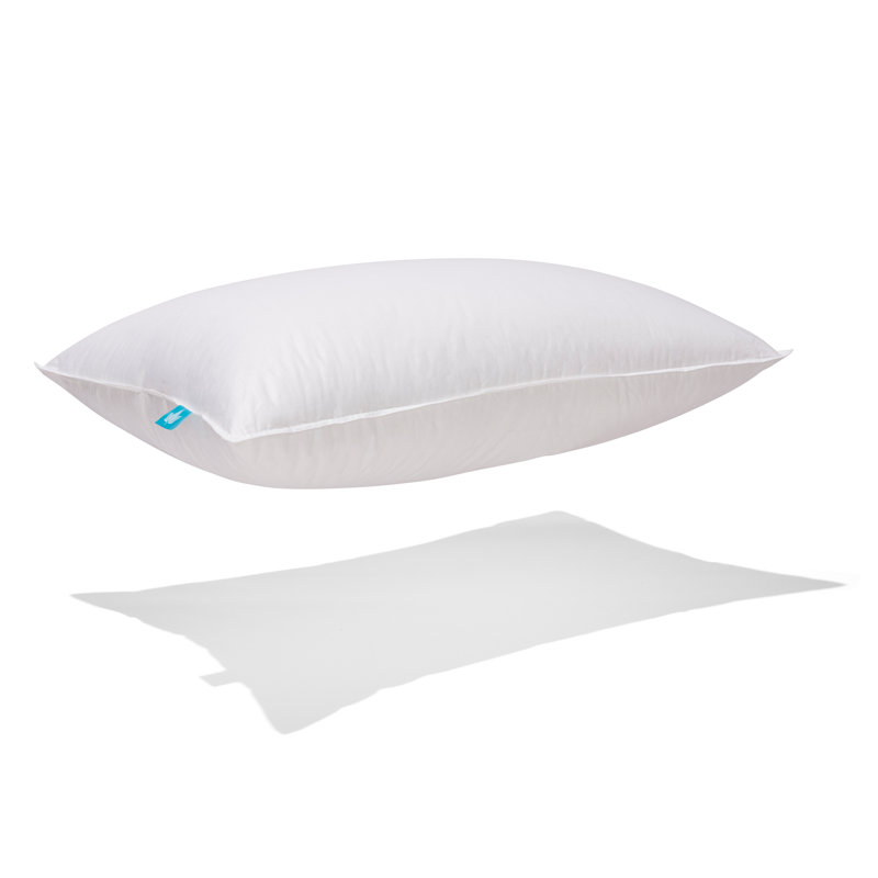 White Goose Down Pillow, Standard, Medium
