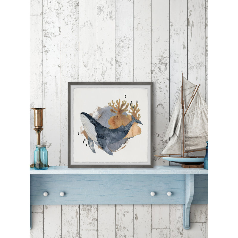 Rule The Waters by Marmont Hill - Single Picture Frame Painting, 61cm H x 61cm W x 3.81cm D