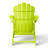 Outdoor Poly Adirondack Chair With Side Table-274661018