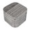 Sylvester 16 in. W Square Marble Low Bunching Table