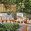 Daphne Wooden Garden Sofa Set - Natural