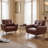 Corvo Faux Leather Armchair-1673942192