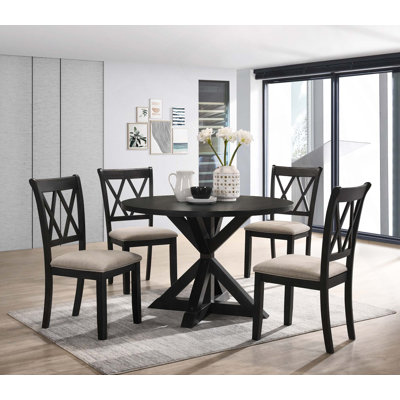 Casarah 4 - Person Pedestal Dining Set