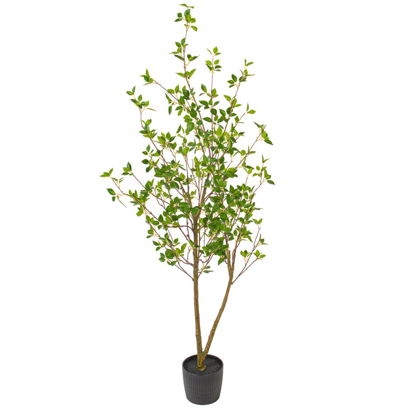 Arbre à bébé artificiel en pot, H 72 po x l 32 po x P 32 po