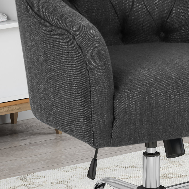CHAISE DE BUREAU MODERNE, Gris anthracite