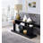 Sollix Black Finish Accent Table