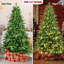 Pre-lit 7ft Christmas Tree, Realistic Pe+pvc, Traditional Elegance, Holiday Ambience