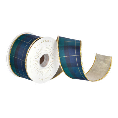 Plaid Plastic Shatterproof Ribbon