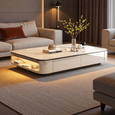 Modern minimalist luxury coffee table