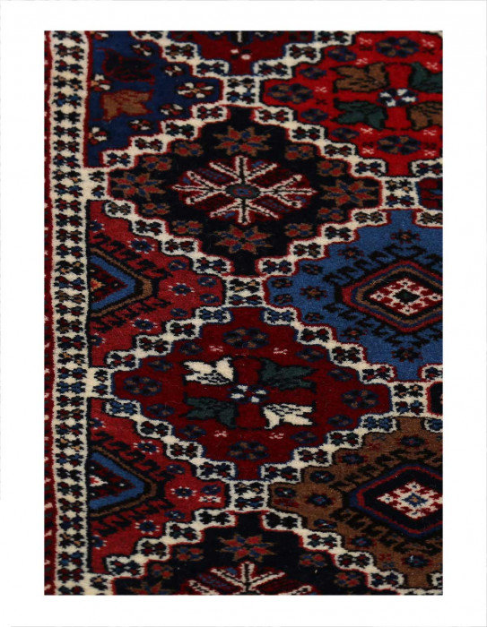 Fine Hand knotted Persian Yalameh runner 1'9"X4'10"