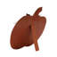 Figurine de citrouille plate debout