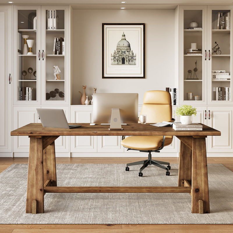 Solid Wood Computer Desk