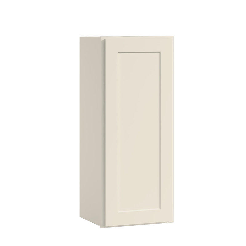 Meuble mural standard HOMEIBRO Cozy Design, en contreplaqué, prêt à assembler, style Shaker, blanc antique, 15 po L x 12 po P x 36 po H