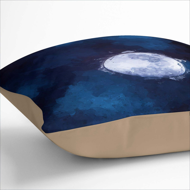 Square Throw Cushion, Stone, 40cm H x 40cm W x 15cm D