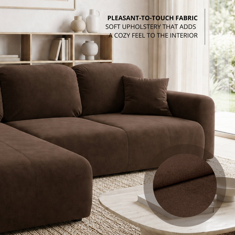 Chandara 3 Seater Sofa Bed, Left Hand Facing Corner Sofa