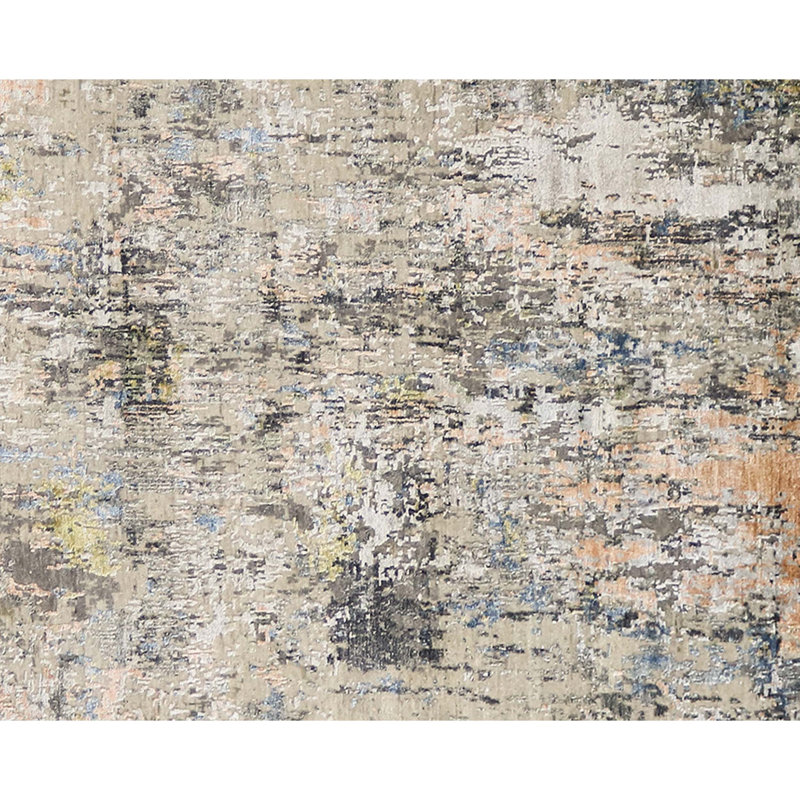 Area Rug in Gray, Rectangle 2' x 3'
