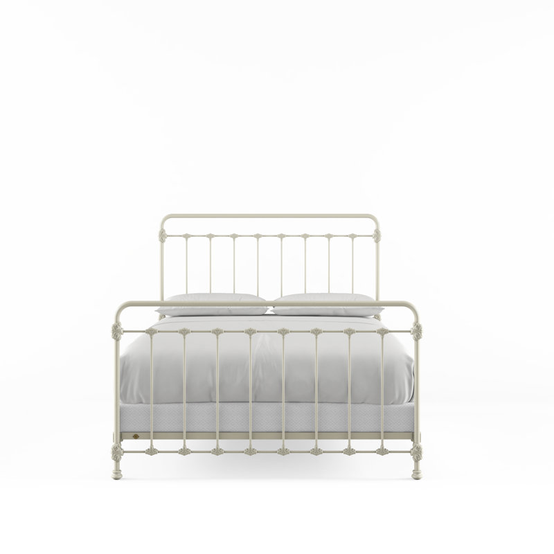 160 Picket Fence Bed | Complete Standard, California King, Gloss Off-White