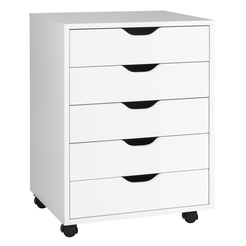 5 Drawer Rolling Storage Chest