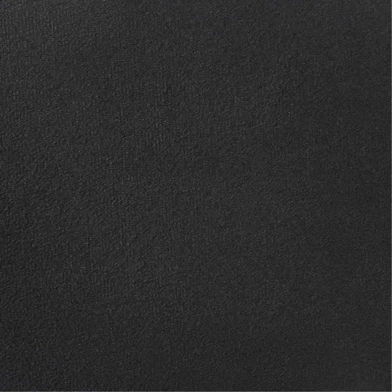 Black Upholstered Queen Panel Bed, Black
