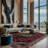 Machine Washable Red Area Rug-1469111808