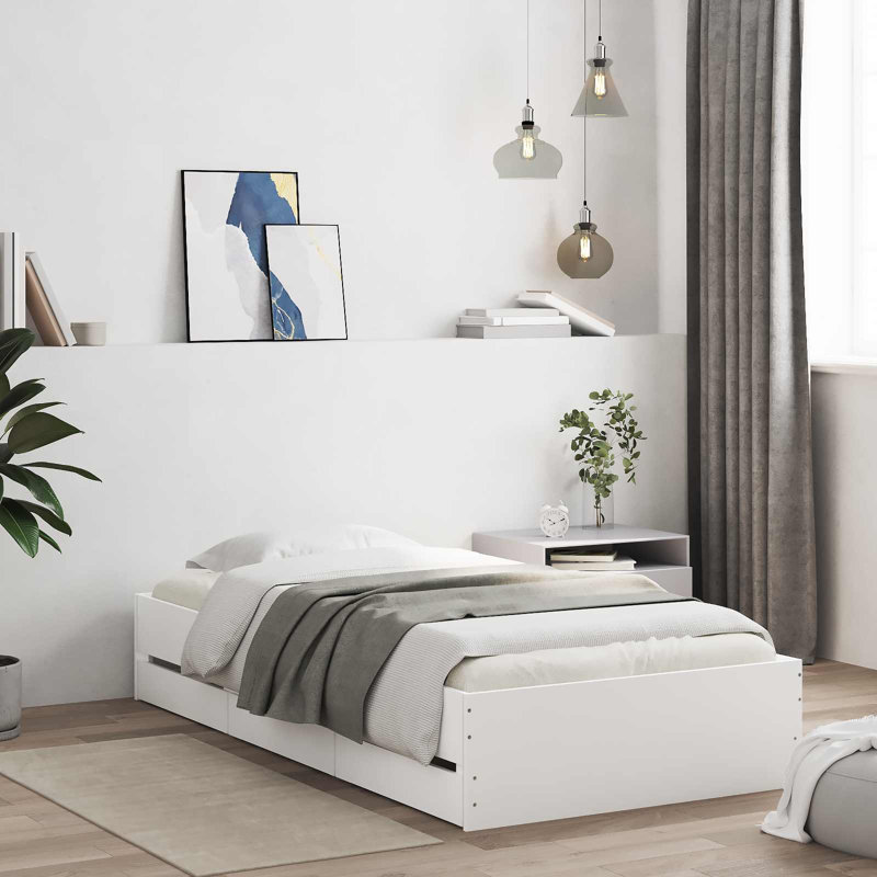 Bed Frame, White