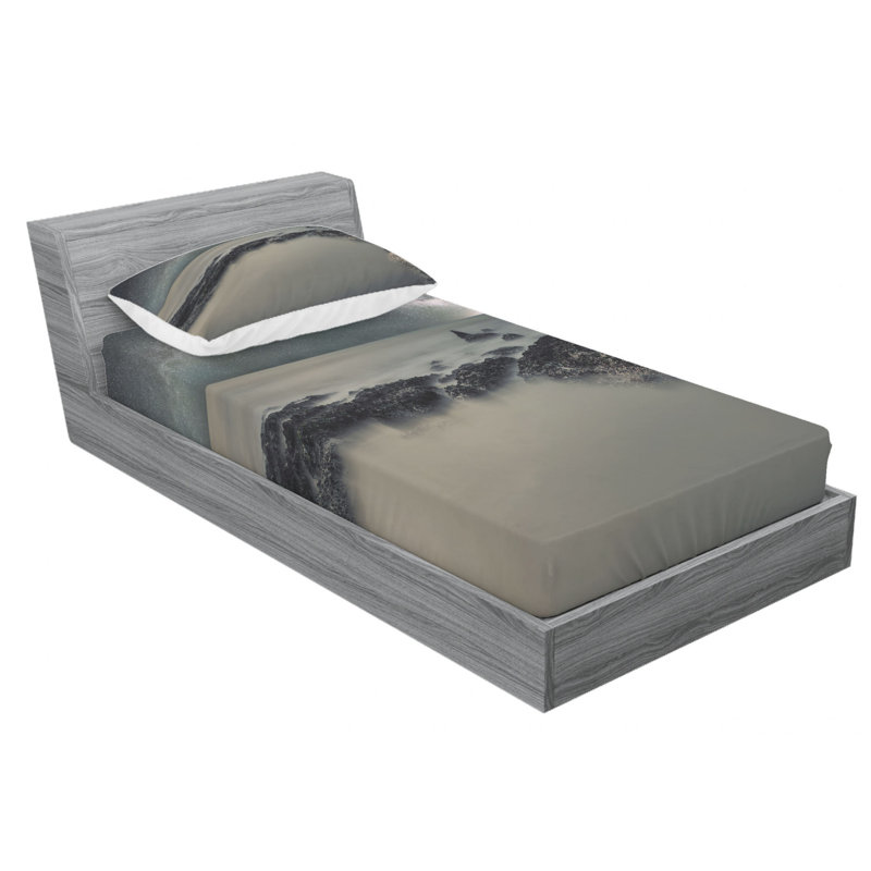 Microfiber Sheet Set, Twin Sheet Set with Fitted Sheet
