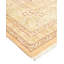 Tapis beige / rouge en laine noué à la main de conception unique 8 pi 2 po x 10 pi 6 po Ohlone