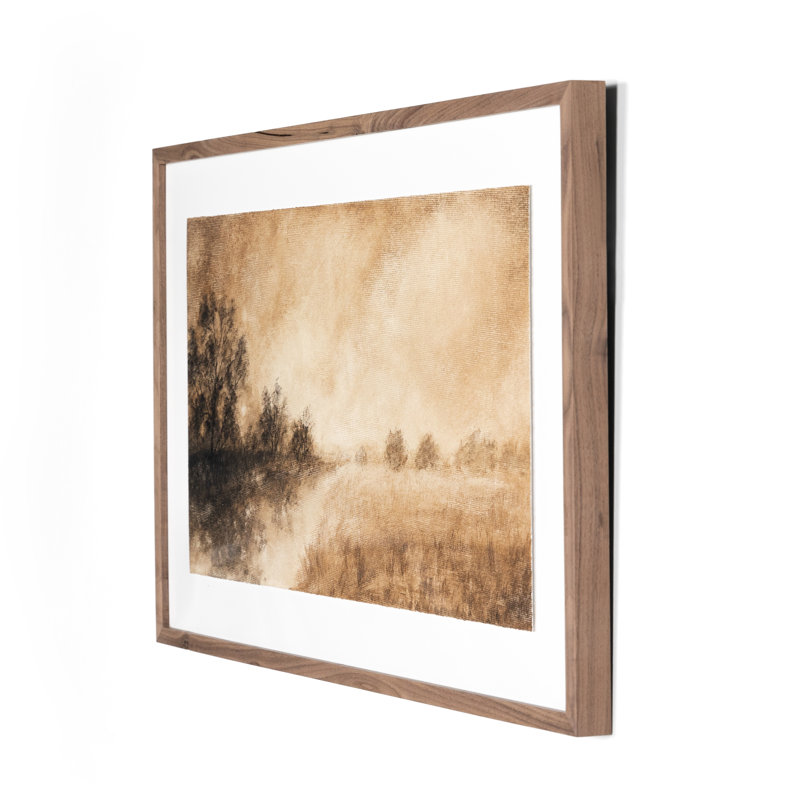 Hillside Haze II Painting by Aileen Fitzgerald, 24" H x 40" W x 1.5" D