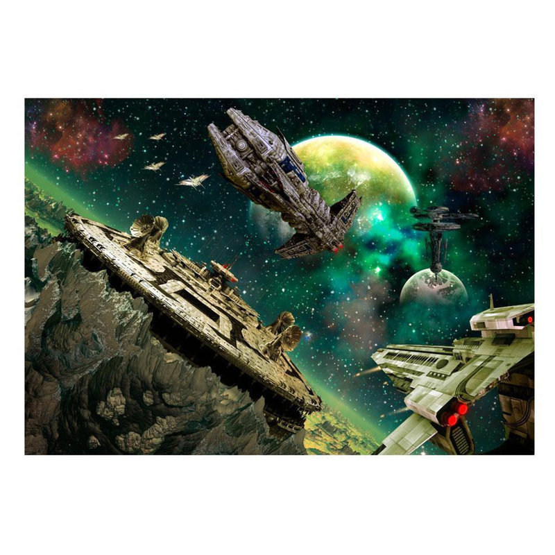 Murale Space Fleet, L 110 po x l 157 po
