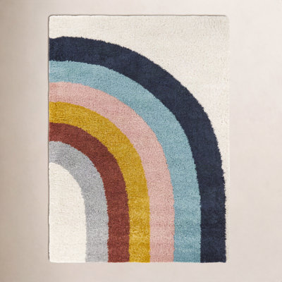 Olanda Rainbow Shag Area Rug