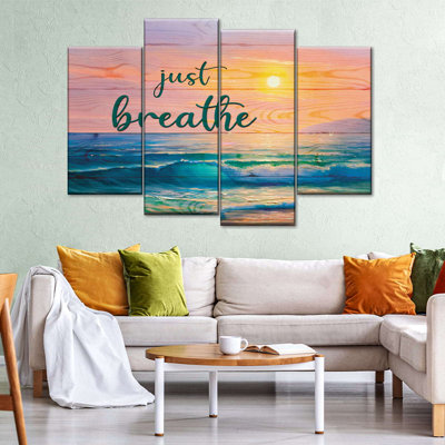 Just Breathe Sunset 4 pièces
