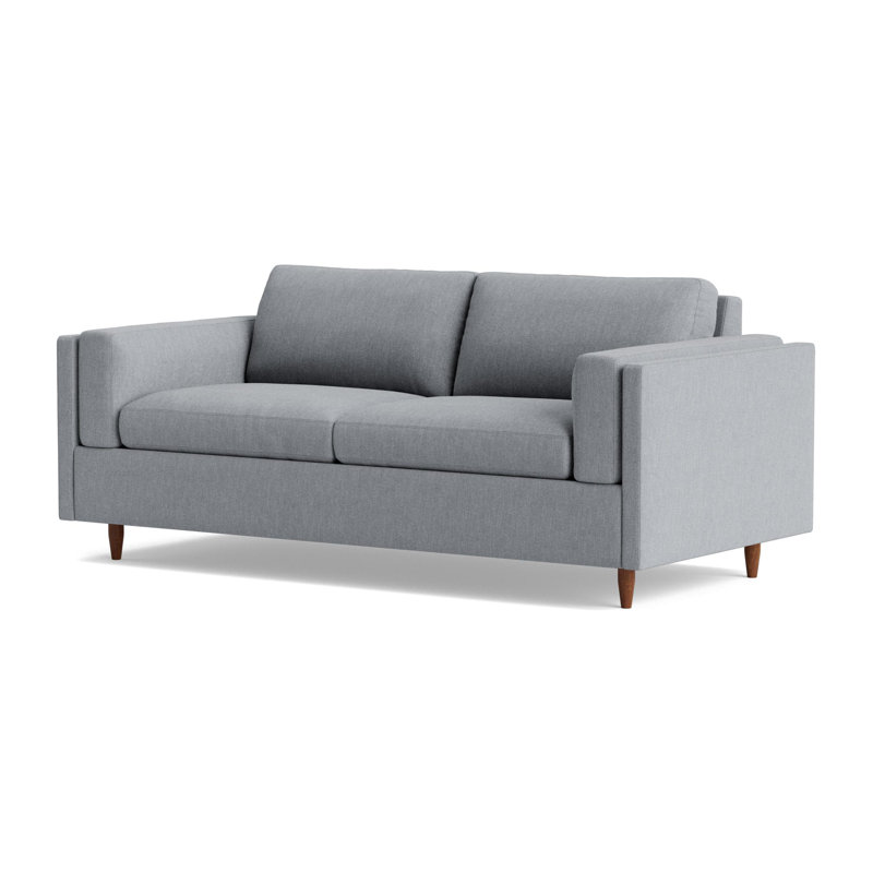 Skinny Fat Sofa Bed, Performance Weave - Zinc