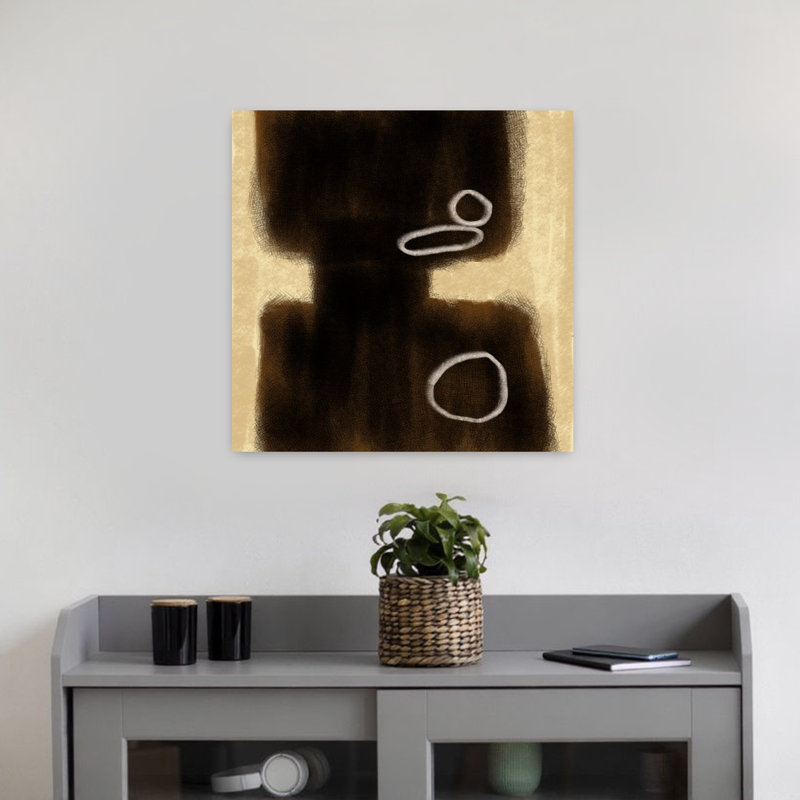 Art contemporain abstrait contemporain, H 18 po x l 18 po