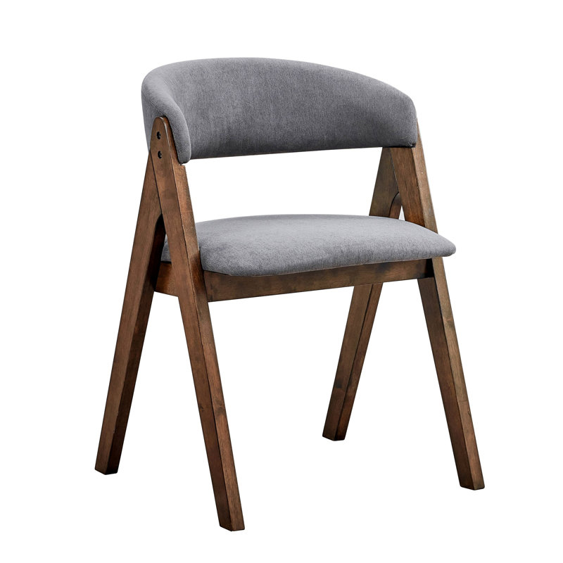 Ensemble de 2 chaises d'appoint rembourrées avec dossier pour la salle à manger