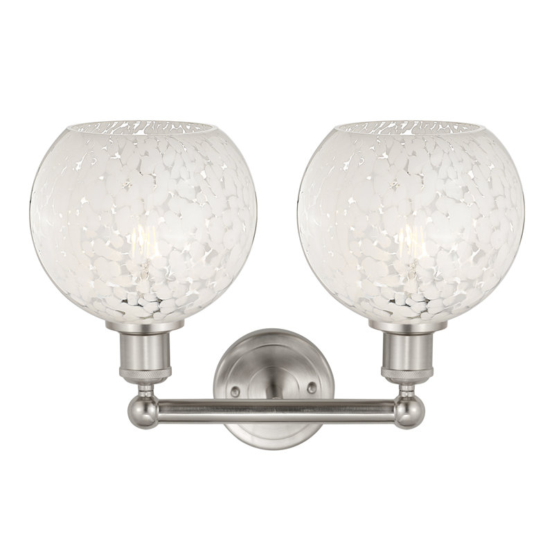 Aakif 2 - Light Dimmable Vanity Light, Satin Nickel