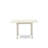 5 Piece Dinette Set for 4 Includes a Rectangle Dining Room Table with Dropleaf and 4 Shitake Linen Fabric Parsons Dining Chairs, Linen White-376506-17390816-17390821