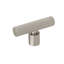 Brushed Nickel "Elite" Cabinet T-Knob