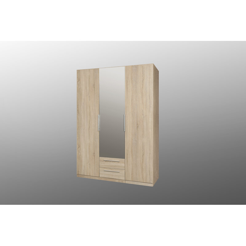Agnant 3 Door Manufactured Wood Wardrobe