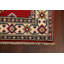 Tapis de couloir rouge / ivoire / vert / bleu en laine noué à la main de conception unique 2 pi 8 po x 9 pi 10 po