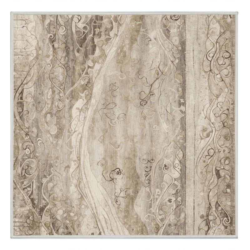 Tapis Aurora Flow, Carré 4 pi