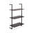 Honoria Classic Industrial 3-Shelf Wood Wall-Mounted Open Ladder Bookcase with Metal Frame-667331076