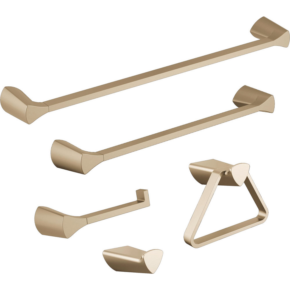 Zura Vertical Toilet Paper Holder, Champagne Bronze