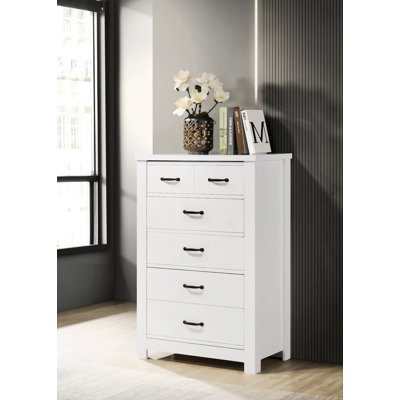 Glendower Accent Chest, 6 Drawer Chest, Bedroom Chest Of Drawers, Wood Chest