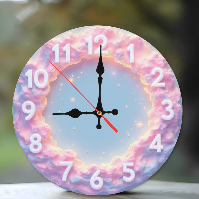 Chiffres sur le cadran de l'horloge nuage