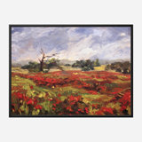 Blaze of Poppies - Artist Enhanced Canvas Print