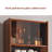 Simple Solid Wood Storage Food Cabinet-592254959