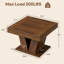 Modern Square Wooden Coffee Table-1400796696