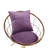 Swivel Upholstered Adjustable Height Counter Stool with Metal Frame-1217311170