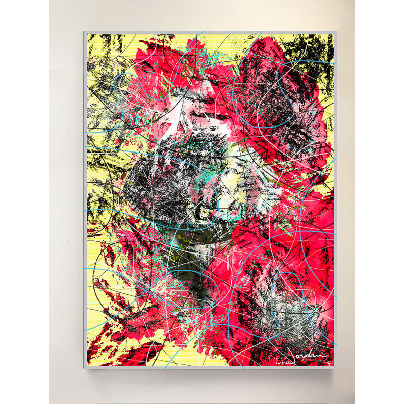 Noir, rouge, jaune # 1, peinture