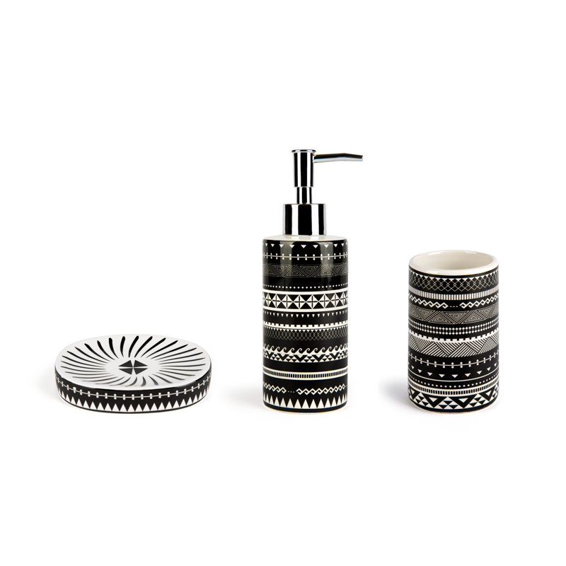 Ceramic Bathroom Accessory Set